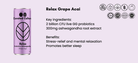 Curated Cultures - Relax Grape Acai