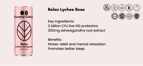 Curated Cultures - Relax Lychee Rose