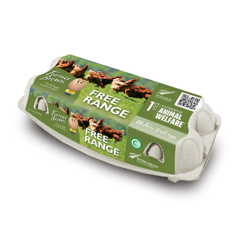 Farmer Brown Organic Eggs Packaging Box 